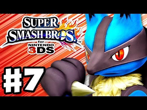 Super Smash Bros. 3DS - Gameplay Walkthrough Part 7 - Lucario! (Nintendo 3DS Gameplay)