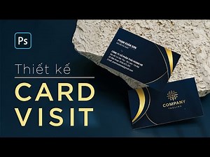 Thiết kế card visit - Tự thiết kế card visit bằng photoshop