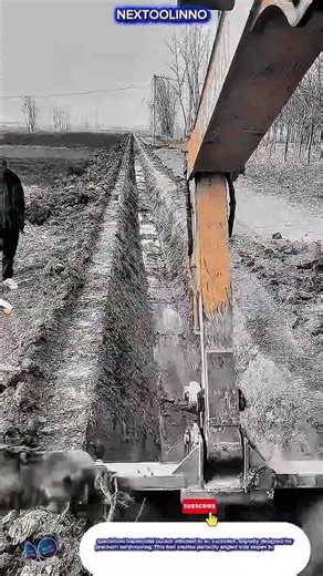 Heavy Duty Machine & Advanced Heavy Equipment Digging Trapezoidal Channels for Efficient ...