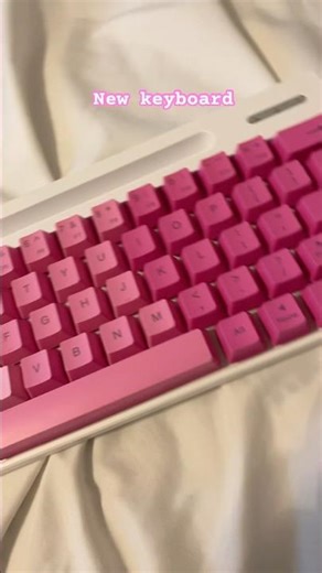 Pink keyboard! #keyboard #asmr #pink #asmr