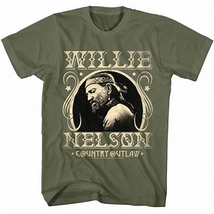 Willie Nelson T-shirt Country Outlaw Classic Men’s Tee - Etsy