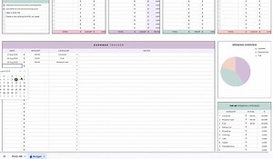 Excel Budget Template, Budget Spreadsheet Google Sheets, Monthly Budget Spreadsheet, Budget Planner Template, Paycheck Budget Spreadsheet - Etsy