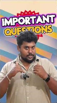 10th Maths Public 2026 | 6 Days Study Plan | Most Important & Sums | Score Full Marks #education