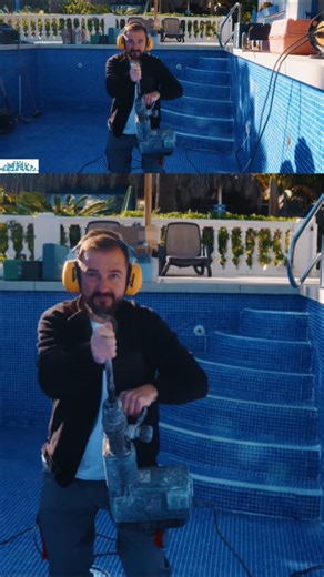 How to fix a cracked SWIMMING POOL #hack #ideas #renovation #life #summer #2026