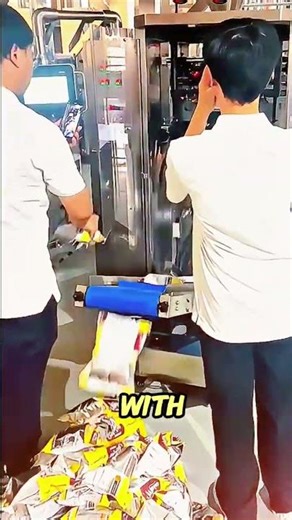 High-Speed Packaging Machine in Action 🏭 | Inside the Factory Process