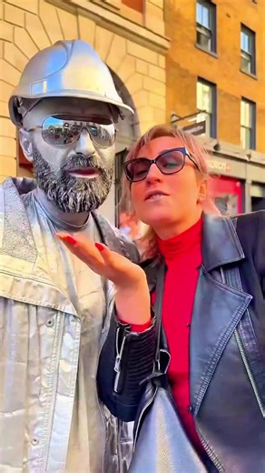 When my son is presenting behind the camera.