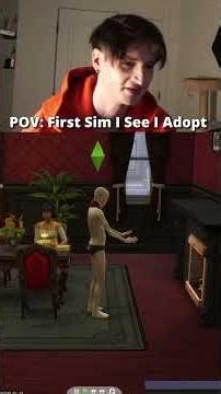 First sim I see I adopt #sims4 #streamer #thesims4 #fyp #gaming