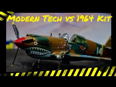 Lost Art: 1964 Revell P40B Model Gets Ultimate Makeover