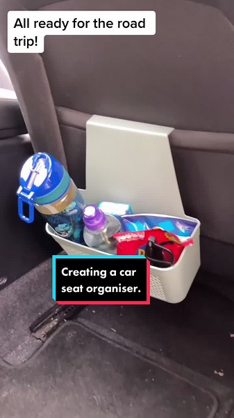 DIY Car Seat Organizer for Kids