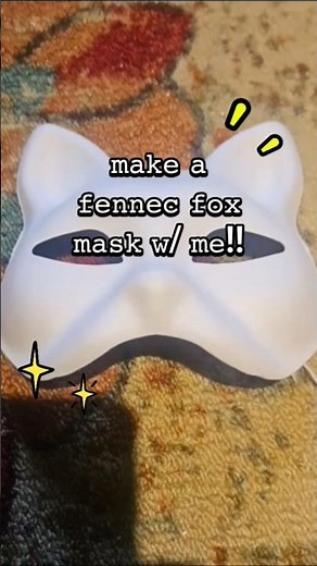 make a fennec fox mask w/ me!! #fyp #alterhuman #therian #furry