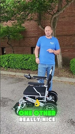 Tech 4 Folding Power Wheelchair With Remote Control