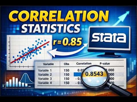 Correlation Using Stata