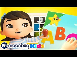 ABC Phonics - Alphabet Song | Lellobee | Cartoons for Kids | Moonbug Kids Playground