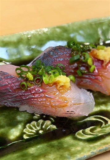 Horse Mackerel Nigiri Sushi Recipe by Chef Hiro