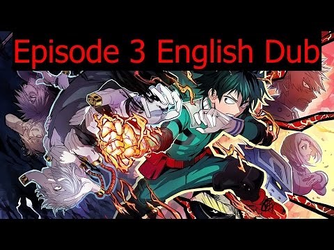 My Hero Academia 2nd Episode 3 English Dub