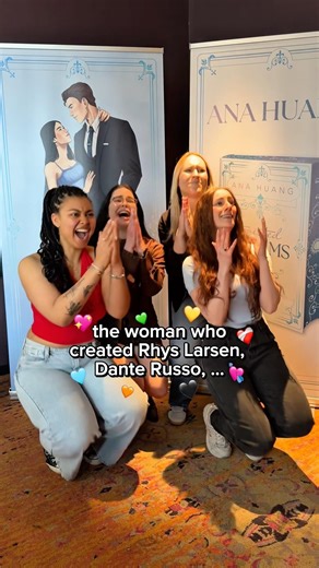 the woman who created Rhys Larsen🙏🏼💘 #booktube #booktok #anahuang #romancebooks #reader #bookrecs