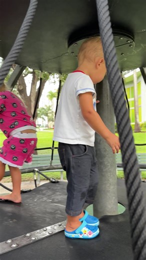 238K views · 981 reactions | Small toddlers playing on the swings | Naomi Life | Facebook
