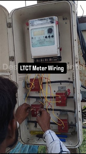 Desi Electric Center on Instagram: "LTCT Meter Wiring⚡😱✅ . #ltctmeterwiring #viralreels #trendingreels"