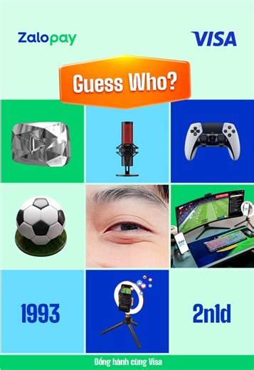 Hint nhẹ: Một gương mặt quen thuộc sắp lộ diện cùng Zalopay và Visa, hòa mình vào nhịp đập bóng đá tại giải bóng đá lớn nhất hành tinh! Đoán xem đó là ai? ⚽✨ #Zalopay #Visa