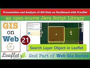 Search in a Feature Layer with Input Field in the Leaflet | GIS Data on Web with Leaflet API | 21