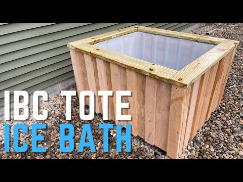 Transforming an IBC Tote into a Luxury Ice Bath - DIY Step by Step