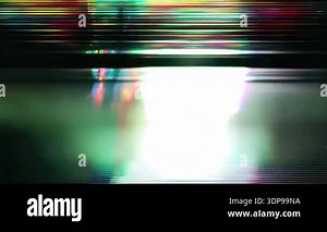 Horizontal glitch scan lines, blurred RGB distortion, chromatic smear bands, digital signal interference, neon spectrum streaks, abstract error background Stock Video Footage - Alamy