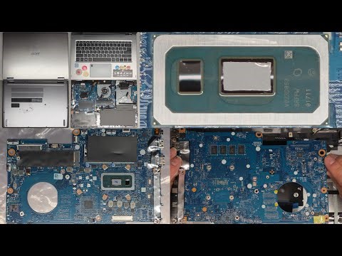 Acer Spin 3 SP314 Series N19P1 SP314-53N-77AJ Disassembly RAM SSD Hard Drive Upgrade Battery Repair