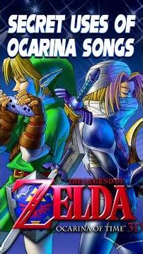 Secret Uses of Ocarina Songs in Ocarina of Time #zelda #ocarinaoftime