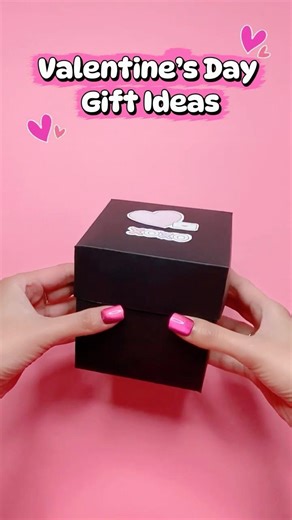 DIY Valentine’s Day 2 Layer Explosion Box 💝 Unboxing a Handmade Gift