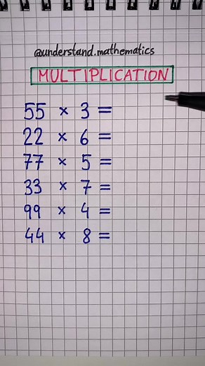 Multiplication Hack 📚💡 #math #mathematics #study #studytok #knowledge