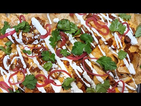 How to Make BBQ Pulled Pork Nachos | David Burtka