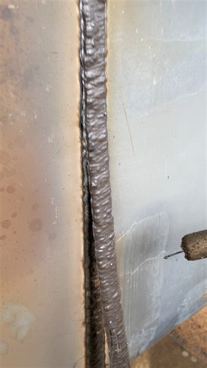 Super crunchy slag of fcaw welding #shipbuilding #japan #reels | Welder's jpn