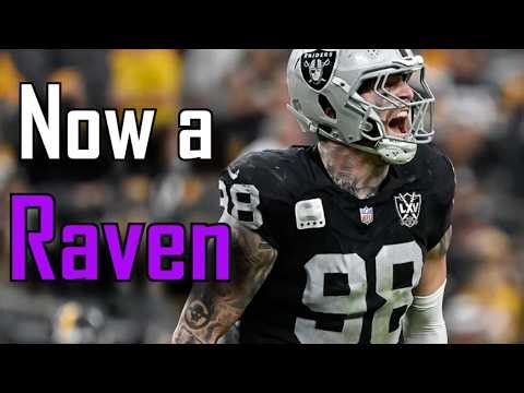 WAIT WHAT... Maxx Crosby has been TRADED from the Las Vegas Raiders to the Baltimore Ravens