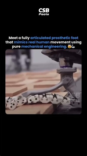 This Prosthetic Foot Moves Just Like a Real Human Foot 🤯🦾