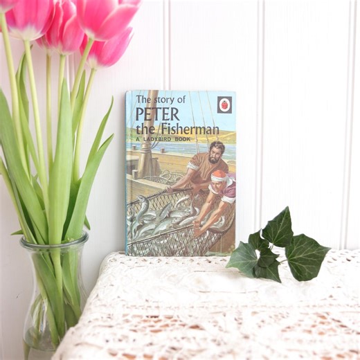 Vintage Peter the Fisherman by Ladybird Books - Children's Bible Story - England 1970 - Etsy