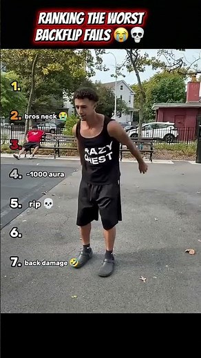Top 5 WORST Backflip Fails That Will Make You Cringe 🤸‍♂️💥 #backflipfails #epicfails #funnyfails