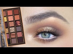 Huda Beauty Empowered Palette GOLD GODDESS Tutorial!