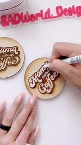 ☕💖 Calling all coffee-loving mamas! Watch how they brew up these super cute coasters using a Glowforge - chic perfect for your morning cuppa or that well-deserved afternoon pick-me-up. 🌟 Feeling inspired to create a set for yourself or as a thoughtful gift? Tell us about it in the comments, or tag your crafty coffee-loving friend below! ☕👭 🖨️ : Glowforge Pro (all printers) 🎨 : Wood, Acrylic Paint Marker, Wood Sealer ✨: @badworld_designs #CoffeeMoms #LaserCrafted #WoodenCoasters #MomLife #Cr