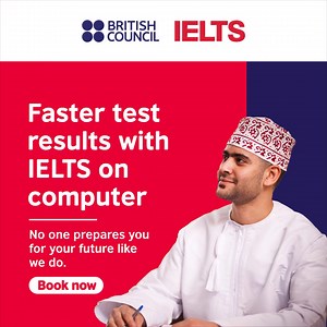 Take IELTS on computer with the British Council and receive your results typically in two days! | British Council Oman