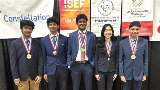 Central Bucks Students Win Science Honors, International Competition Ahead
