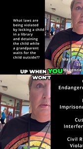 It's infuriating when librarians refuse to let a sick child leave a *public* library. First, she was told to go outside. Then, when she tried to come back in, they locked her out. What kind of library does that? #LibraryLockdown #LyingLibrarians #PublicLibrary #SickChild #Granddaughter | Ribar for Nevada Assembly 40