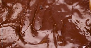 chocolate cocoa paste for breakfast, sweet pasta with cocoa and cocoa butter