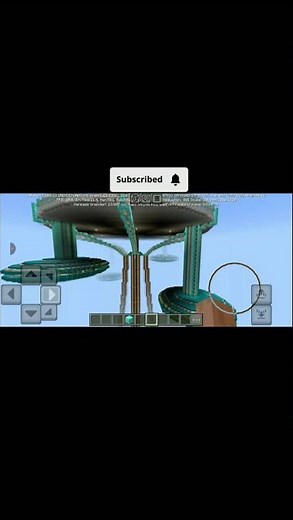 I Build a Futuristic Sky Tower 🤯 | #minecraft #skytower #futuristic #viarlshorts #gamerfleet