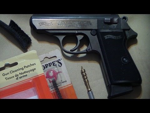 Walther ppk/s 22lr cleaning