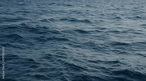 Nothern side, Antarctica. Waves rippling on water surface. Dark gloomy waves of cold north sea. Arctic cruise to Exclusive documentary footage Filmed RED camera during scientific expedition to Norway