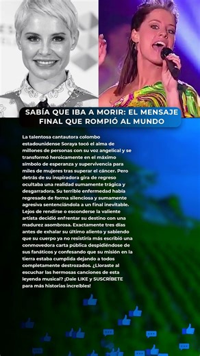 Soraya: La DESGARRADORA Carta Tres Días Antes De Morir 😭 #Soraya #Música #HistoriaReal