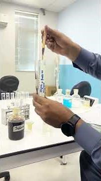 Experiment to test enzyme action by putting amylase in starch solution in test tube at 37°C #amylase