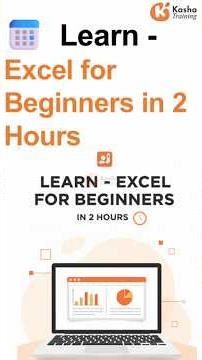 Excel for Beginners in 2 Hours ⚡ Complete Excel Tutorial for Beginners