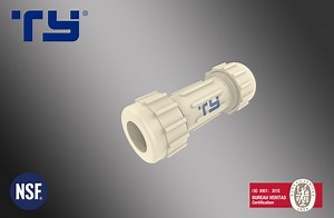 [Hot Item] Plumbing Supply CPVC/PVC-U Piping Systems Cts Compression Coupling Pipe Fitting