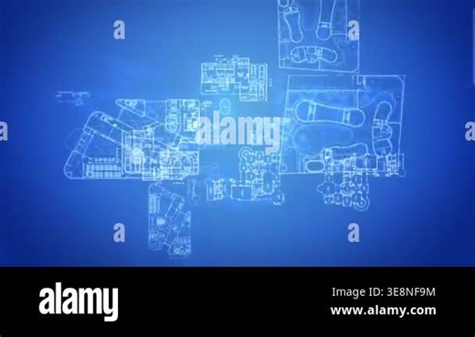 digital composite of abstract technology interface design